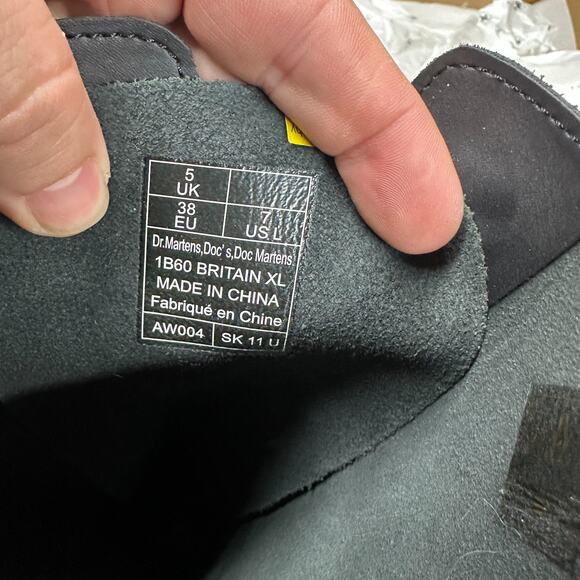 Dr Martens 1B60 BRITAIN XL knee high quad platform zipper boots UK 5 EU 38 US 7 - Picture 3 of 16